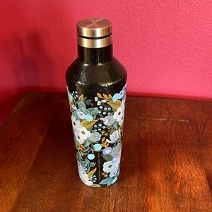 Rifle Paper Company and Corkcicle water bottle